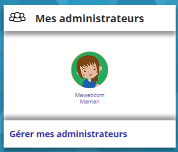 Mes administrateurs